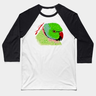 Rose-ringed Parakeet Baseball T-Shirt